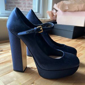 Miu Miu Platform Mary Janes